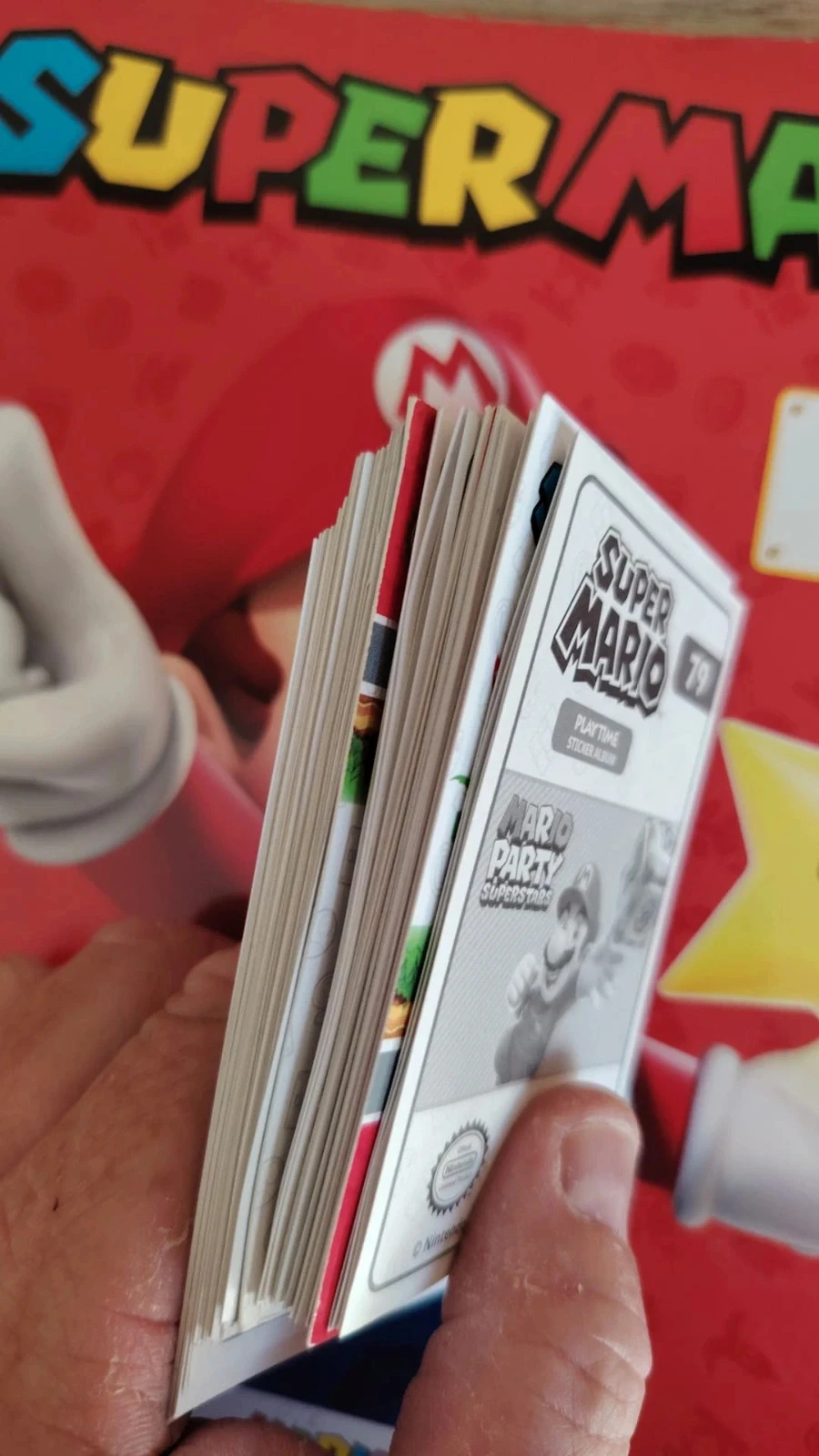 Lot 82 stickers en Mario Panini-kaarten – photo 2